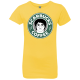 T-Shirts Vibrant Yellow / YXS Scarbucks Girls Premium T-Shirt