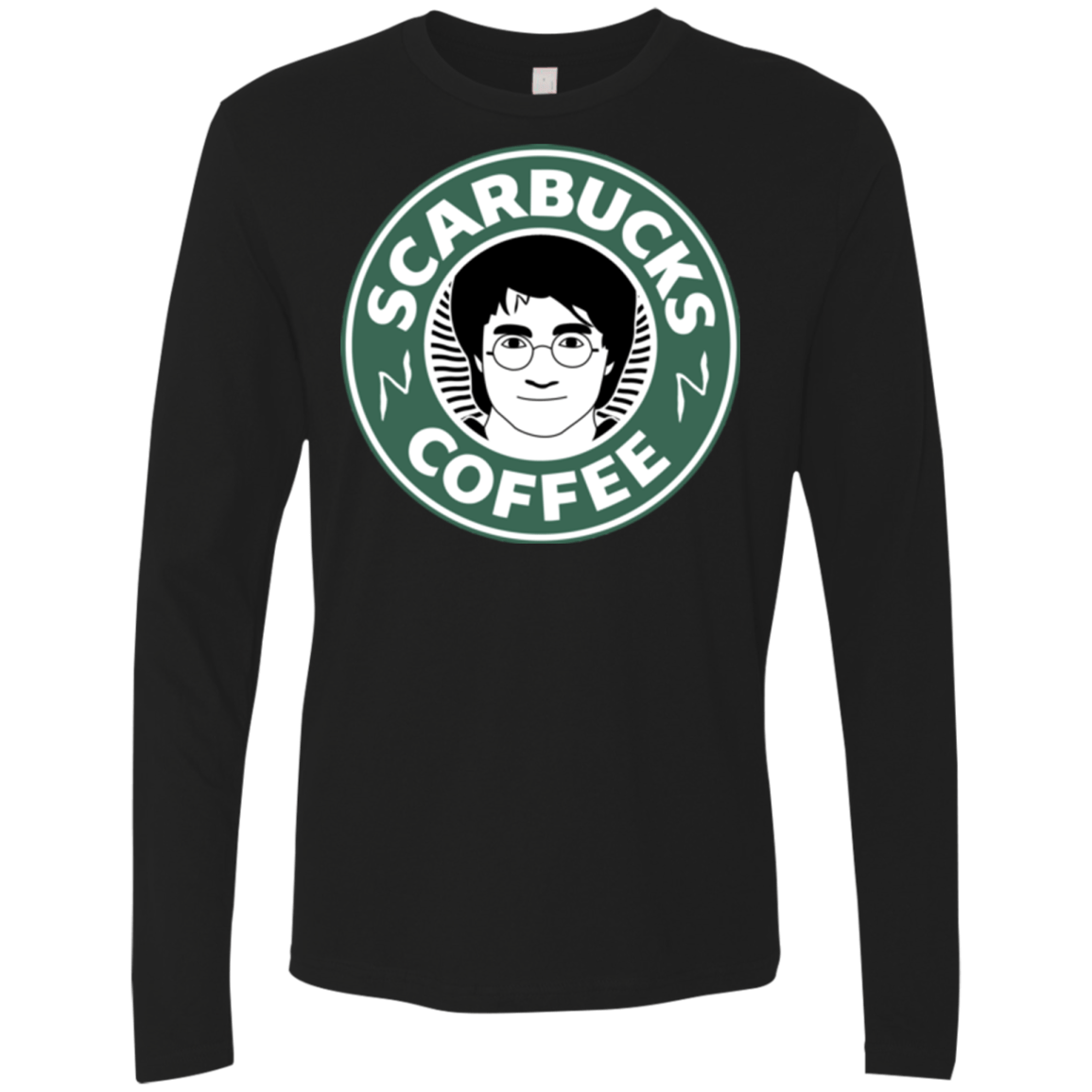 T-Shirts Black / Small Scarbucks Men's Premium Long Sleeve
