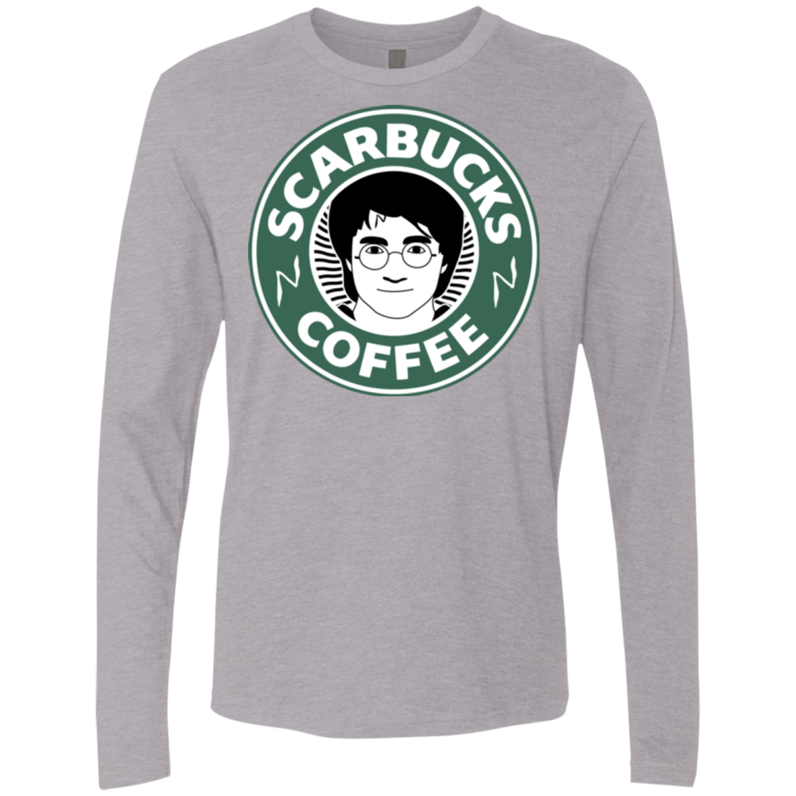 T-Shirts Heather Grey / Small Scarbucks Men's Premium Long Sleeve