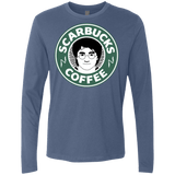 T-Shirts Indigo / Small Scarbucks Men's Premium Long Sleeve