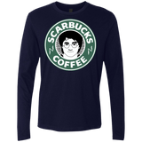 T-Shirts Midnight Navy / Small Scarbucks Men's Premium Long Sleeve