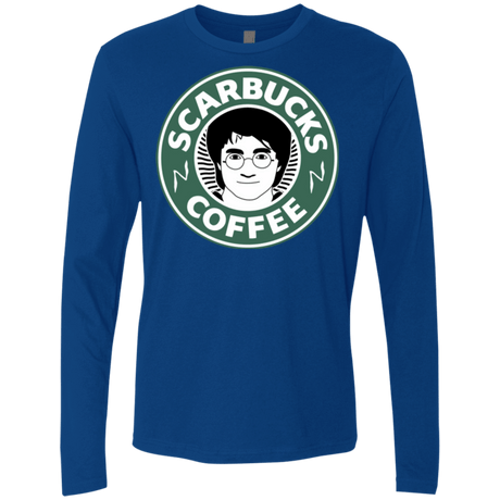 T-Shirts Royal / Small Scarbucks Men's Premium Long Sleeve