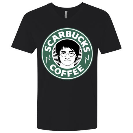 T-Shirts Black / X-Small Scarbucks Men's Premium V-Neck