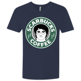 T-Shirts Midnight Navy / X-Small Scarbucks Men's Premium V-Neck