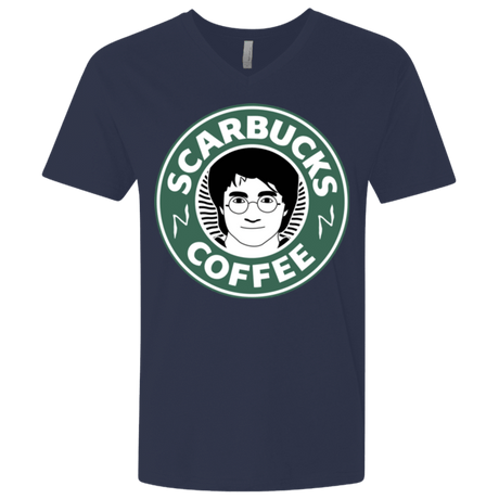 T-Shirts Midnight Navy / X-Small Scarbucks Men's Premium V-Neck