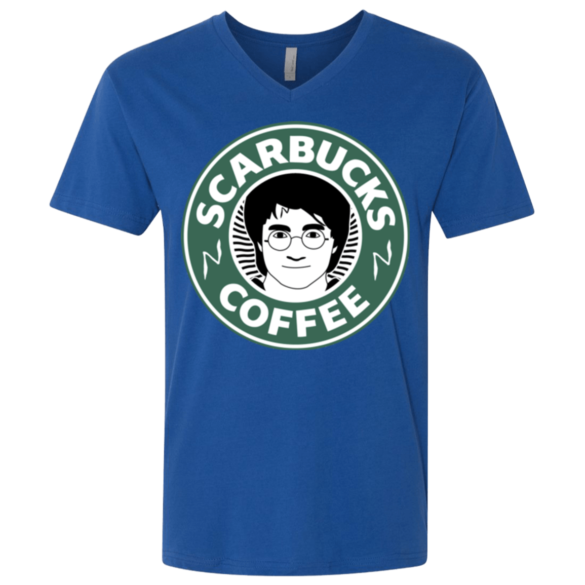 T-Shirts Royal / X-Small Scarbucks Men's Premium V-Neck