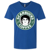 T-Shirts Royal / X-Small Scarbucks Men's Premium V-Neck