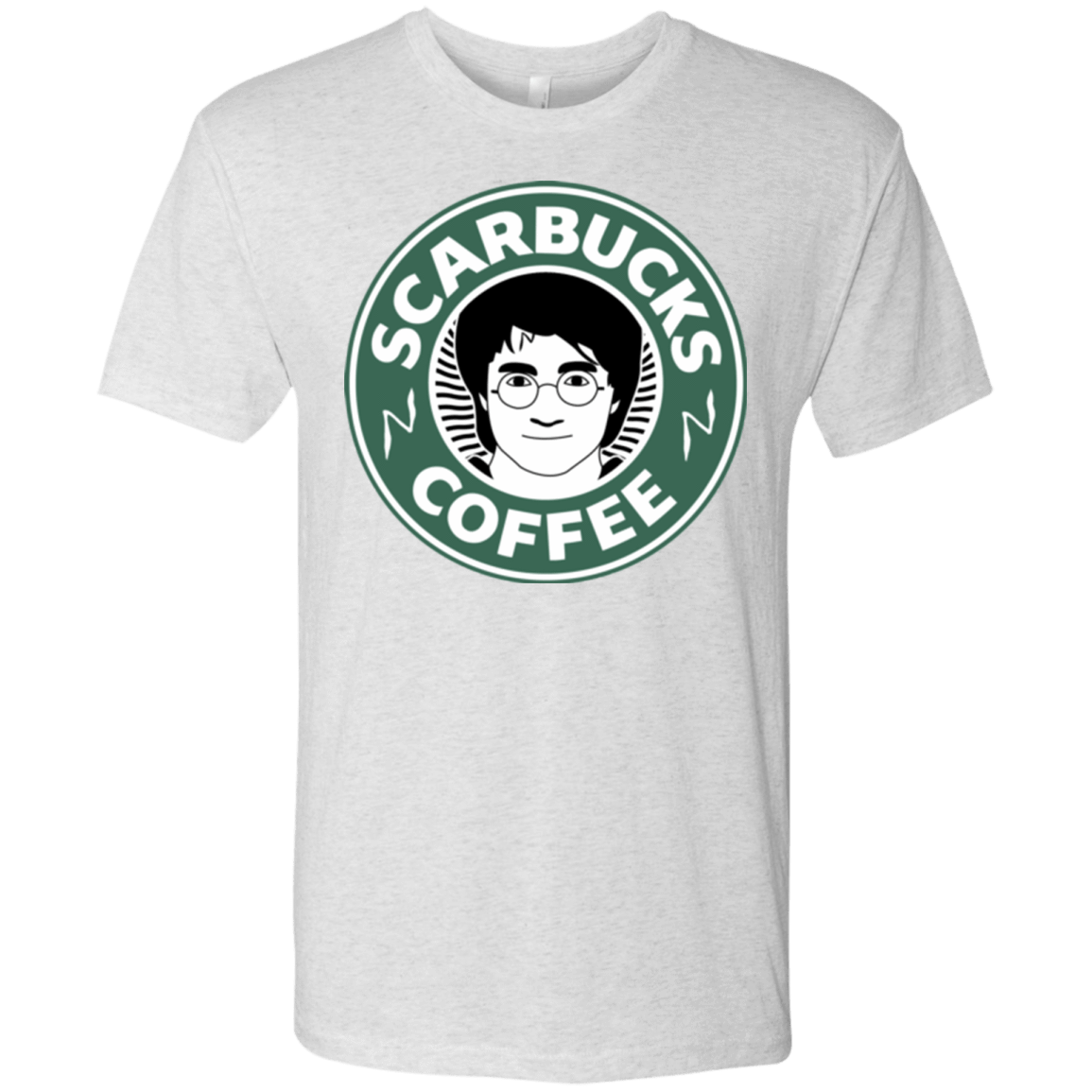 T-Shirts Heather White / Small Scarbucks Men's Triblend T-Shirt