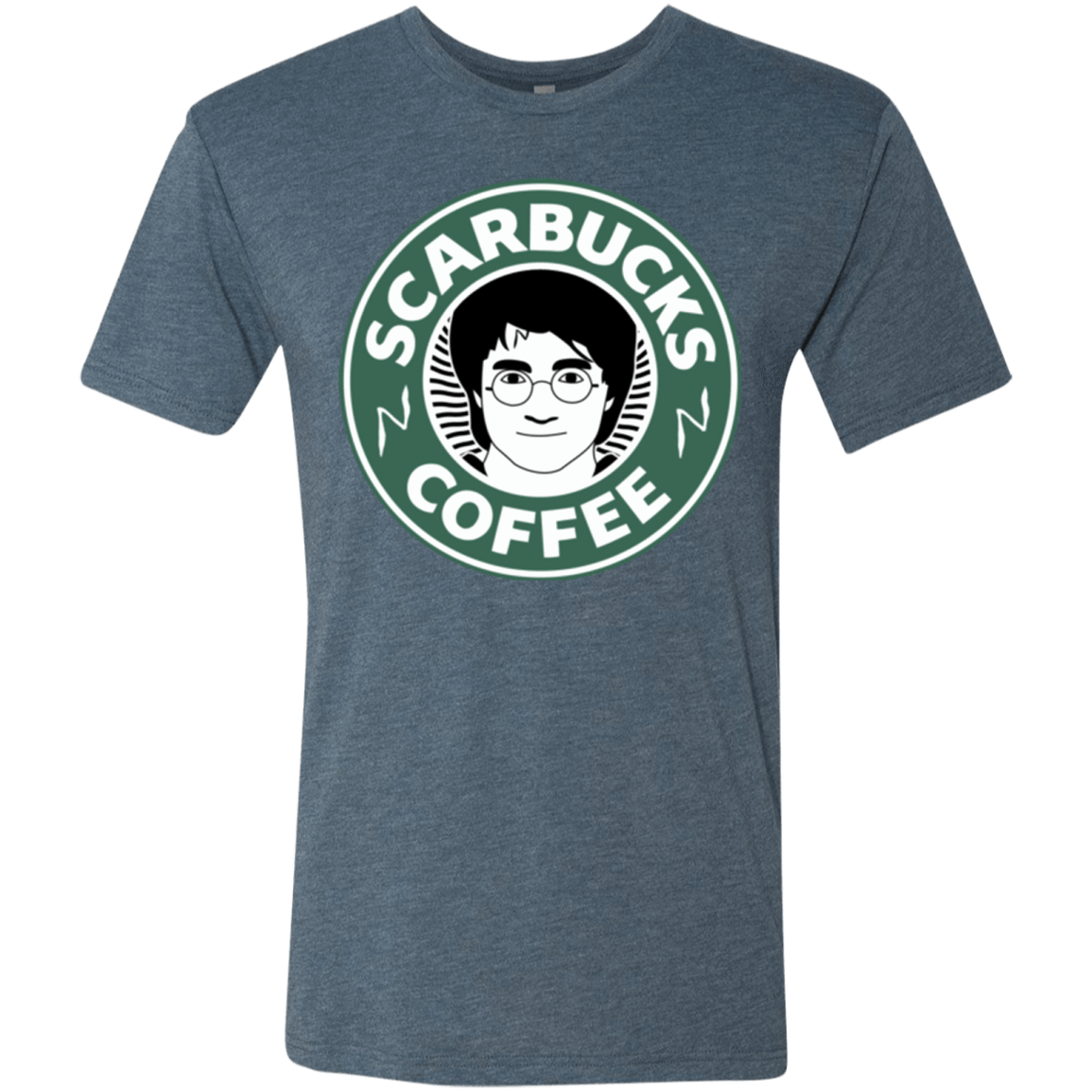 T-Shirts Indigo / Small Scarbucks Men's Triblend T-Shirt