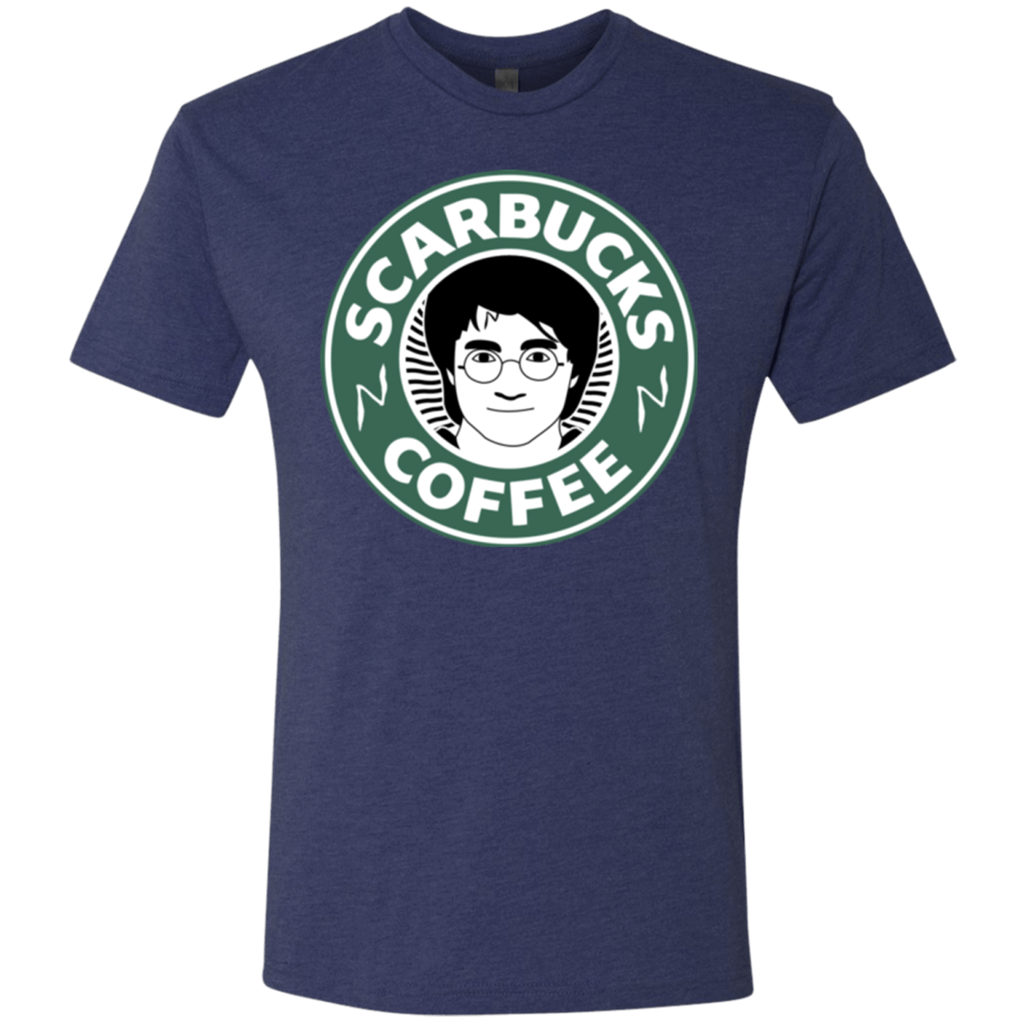 T-Shirts Vintage Navy / Small Scarbucks Men's Triblend T-Shirt