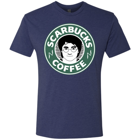 T-Shirts Vintage Navy / Small Scarbucks Men's Triblend T-Shirt