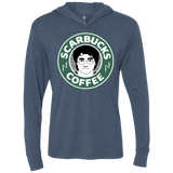 T-Shirts Indigo / X-Small Scarbucks Triblend Long Sleeve Hoodie Tee