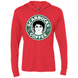 T-Shirts Vintage Red / X-Small Scarbucks Triblend Long Sleeve Hoodie Tee