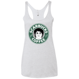 T-Shirts Heather White / X-Small Scarbucks Women's Triblend Racerback Tank