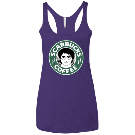 T-Shirts Purple / X-Small Scarbucks Women's Triblend Racerback Tank