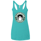 T-Shirts Tahiti Blue / X-Small Scarbucks Women's Triblend Racerback Tank