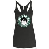 T-Shirts Vintage Black / X-Small Scarbucks Women's Triblend Racerback Tank