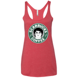 T-Shirts Vintage Red / X-Small Scarbucks Women's Triblend Racerback Tank