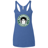 T-Shirts Vintage Royal / X-Small Scarbucks Women's Triblend Racerback Tank