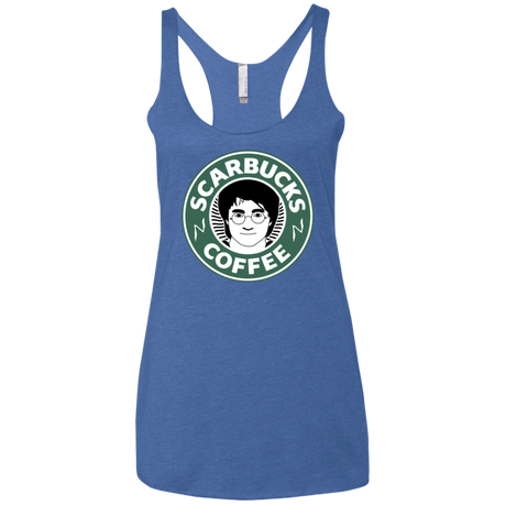 T-Shirts Vintage Royal / X-Small Scarbucks Women's Triblend Racerback Tank