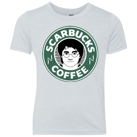 T-Shirts Heather White / YXS Scarbucks Youth Triblend T-Shirt