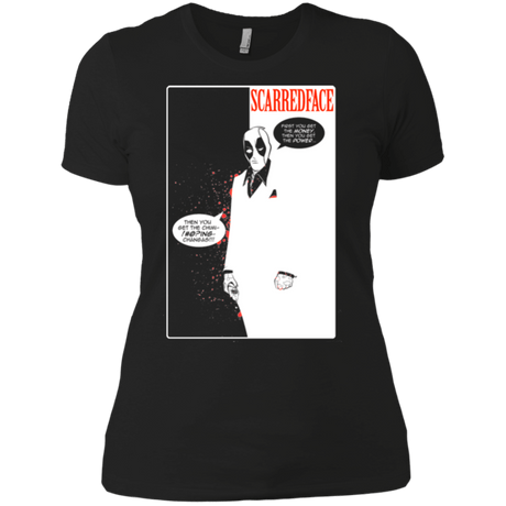 T-Shirts Black / X-Small Scarred Face Women's Premium T-Shirt