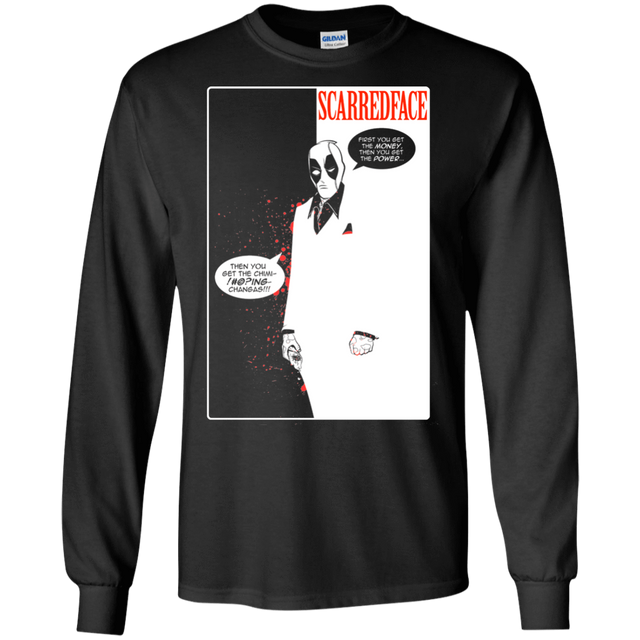 T-Shirts Black / S SCARREDFACE Men's Long Sleeve T-Shirt