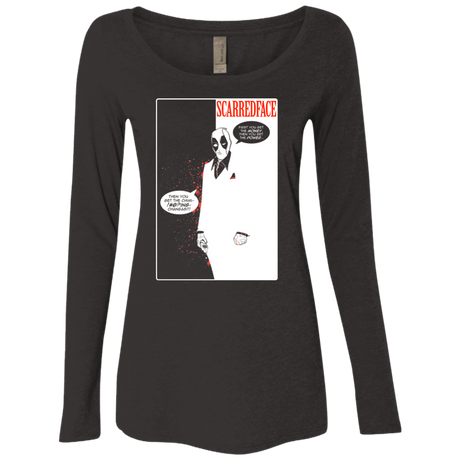 T-Shirts Vintage Black / S SCARREDFACE Women's Triblend Long Sleeve Shirt