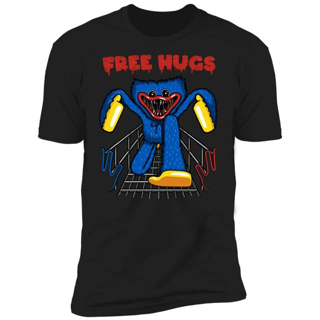 T-Shirts Black / X-Small Scary Hug Men's Premium T-Shirt