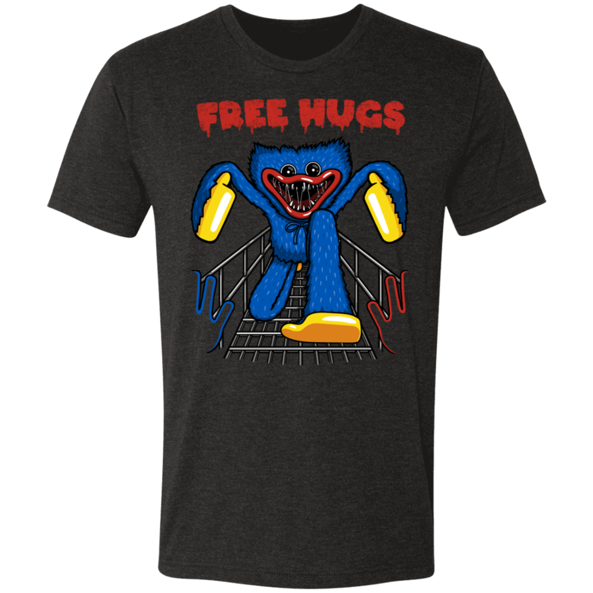 T-Shirts Vintage Black / S Scary Hug Men's Triblend T-Shirt