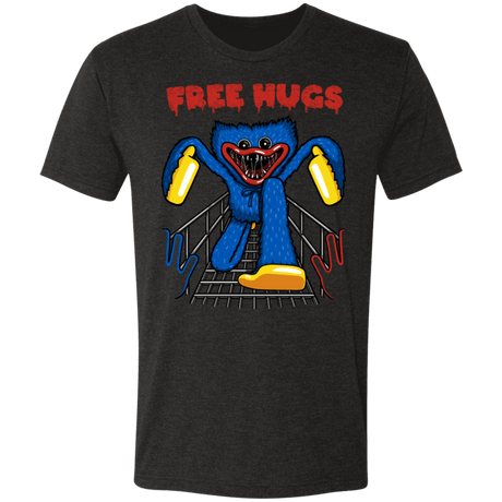T-Shirts Vintage Black / S Scary Hug Men's Triblend T-Shirt
