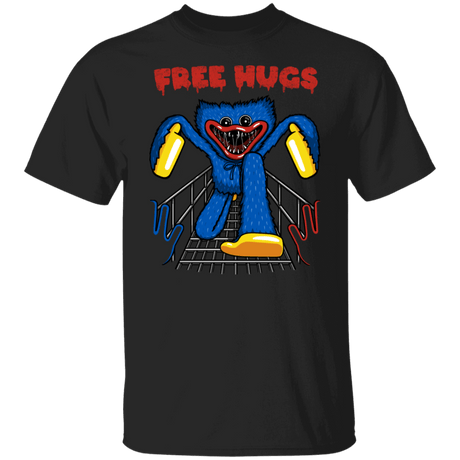 T-Shirts Black / S Scary Hug T-Shirt