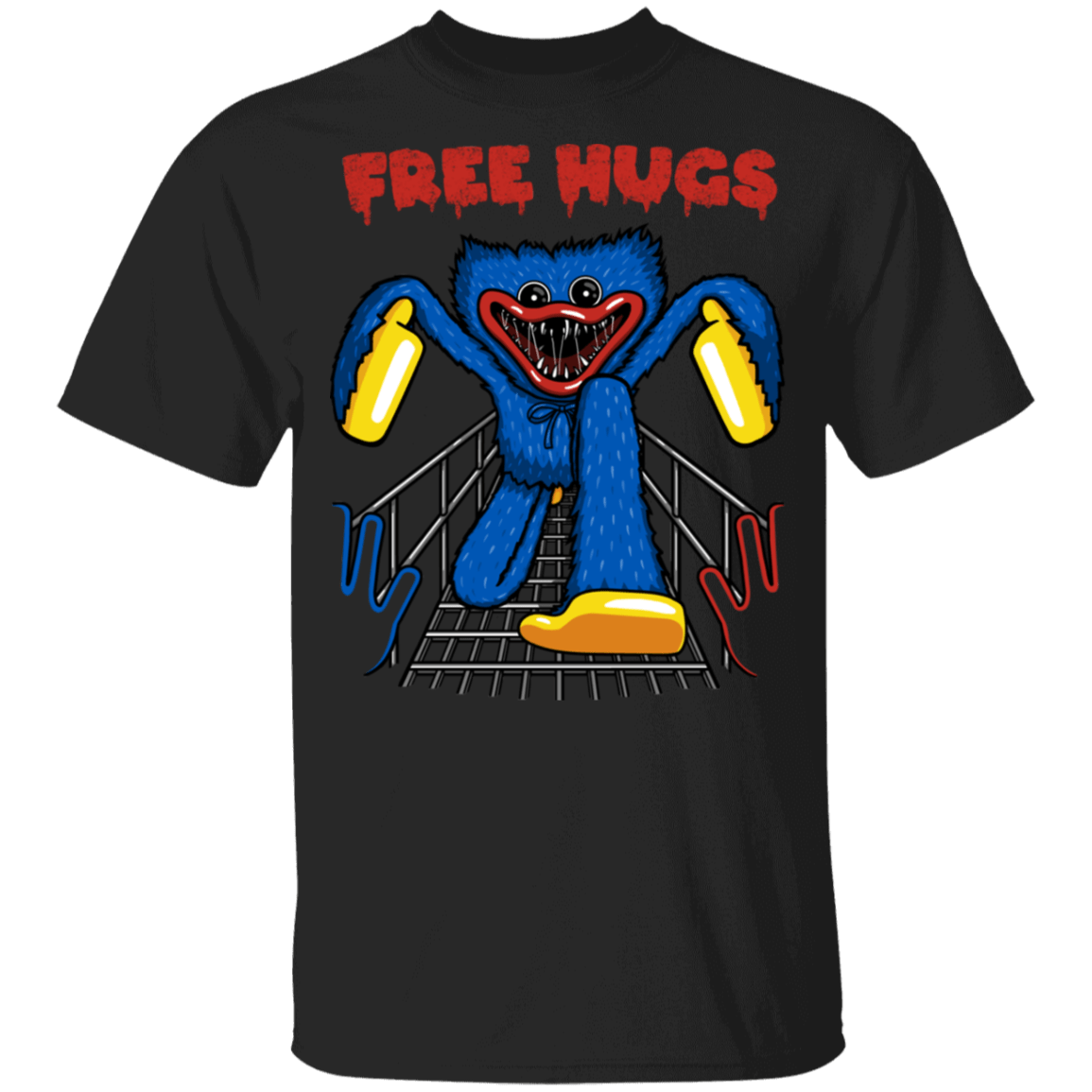 T-Shirts Black / YXS Scary Hug Youth T-Shirt