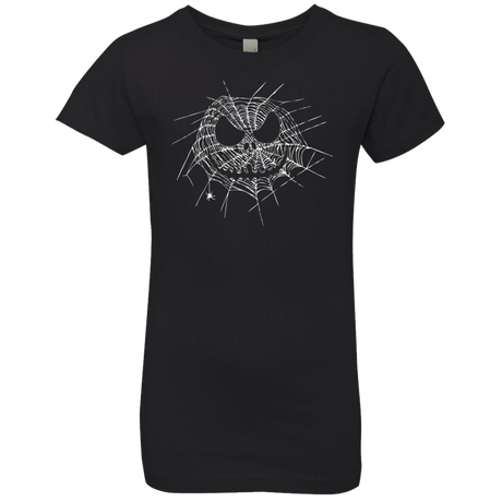 T-Shirts Black / YXS Scary Web Girls Premium T-Shirt