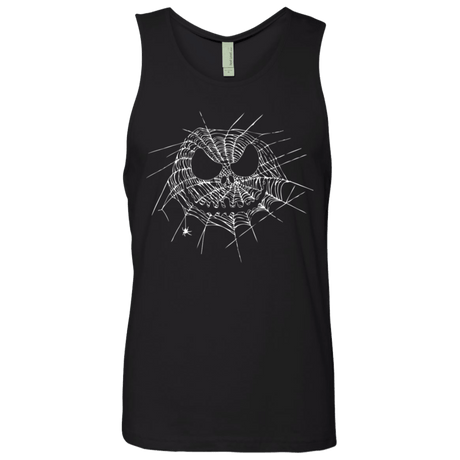 T-Shirts Black / S Scary Web Men's Premium Tank Top