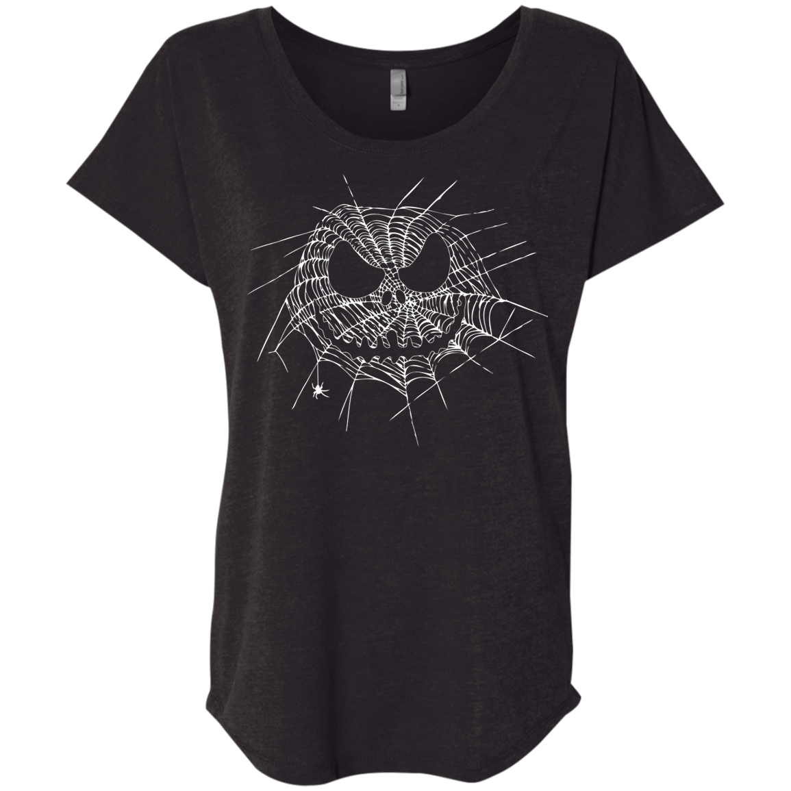 T-Shirts Vintage Black / X-Small Scary Web Triblend Dolman Sleeve