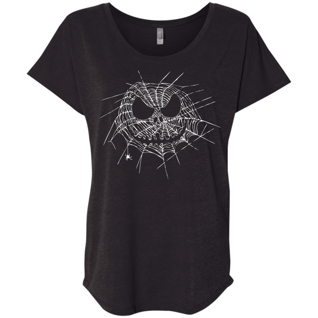 T-Shirts Vintage Black / X-Small Scary Web Triblend Dolman Sleeve