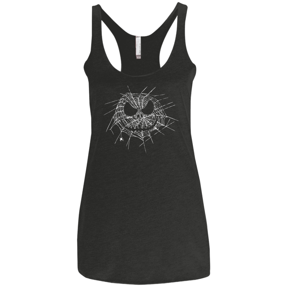 T-Shirts Vintage Black / X-Small Scary Web Women's Triblend Racerback Tank