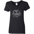 T-Shirts Black / S Scary Web Women's V-Neck T-Shirt