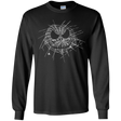 T-Shirts Black / YS Scary Web Youth Long Sleeve T-Shirt
