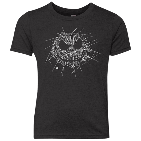 T-Shirts Vintage Black / YXS Scary Web Youth Triblend T-Shirt