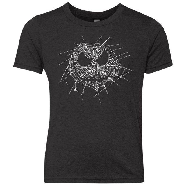 T-Shirts Vintage Black / YXS Scary Web Youth Triblend T-Shirt