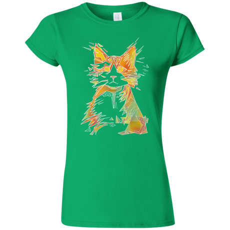 T-Shirts Irish Green / S Scattered Junior Slimmer-Fit T-Shirt