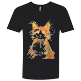 T-Shirts Black / X-Small Scattered Men's Premium V-Neck