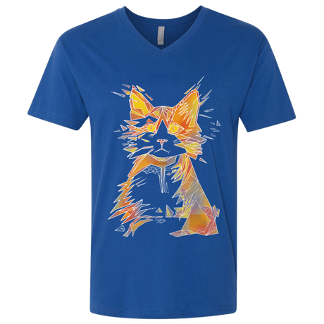 T-Shirts Royal / X-Small Scattered Men's Premium V-Neck