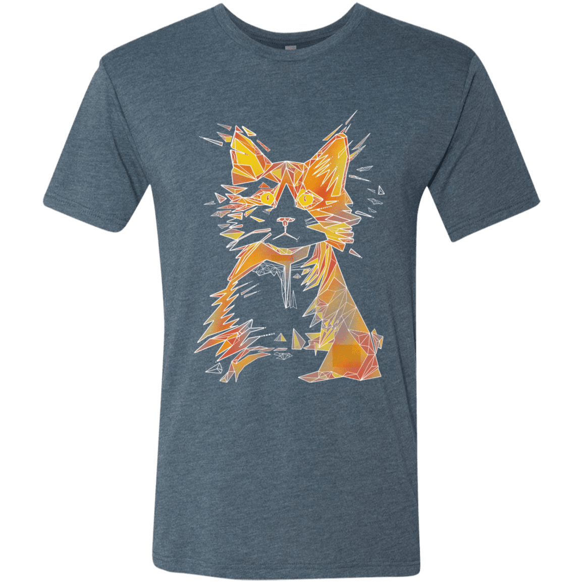 T-Shirts Indigo / S Scattered Men's Triblend T-Shirt