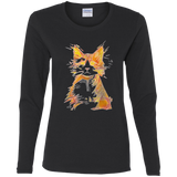 T-Shirts Black / S Scattered Women's Long Sleeve T-Shirt