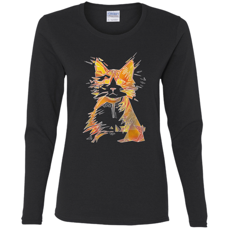 T-Shirts Black / S Scattered Women's Long Sleeve T-Shirt