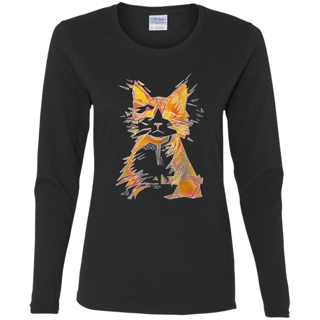 T-Shirts Black / S Scattered Women's Long Sleeve T-Shirt