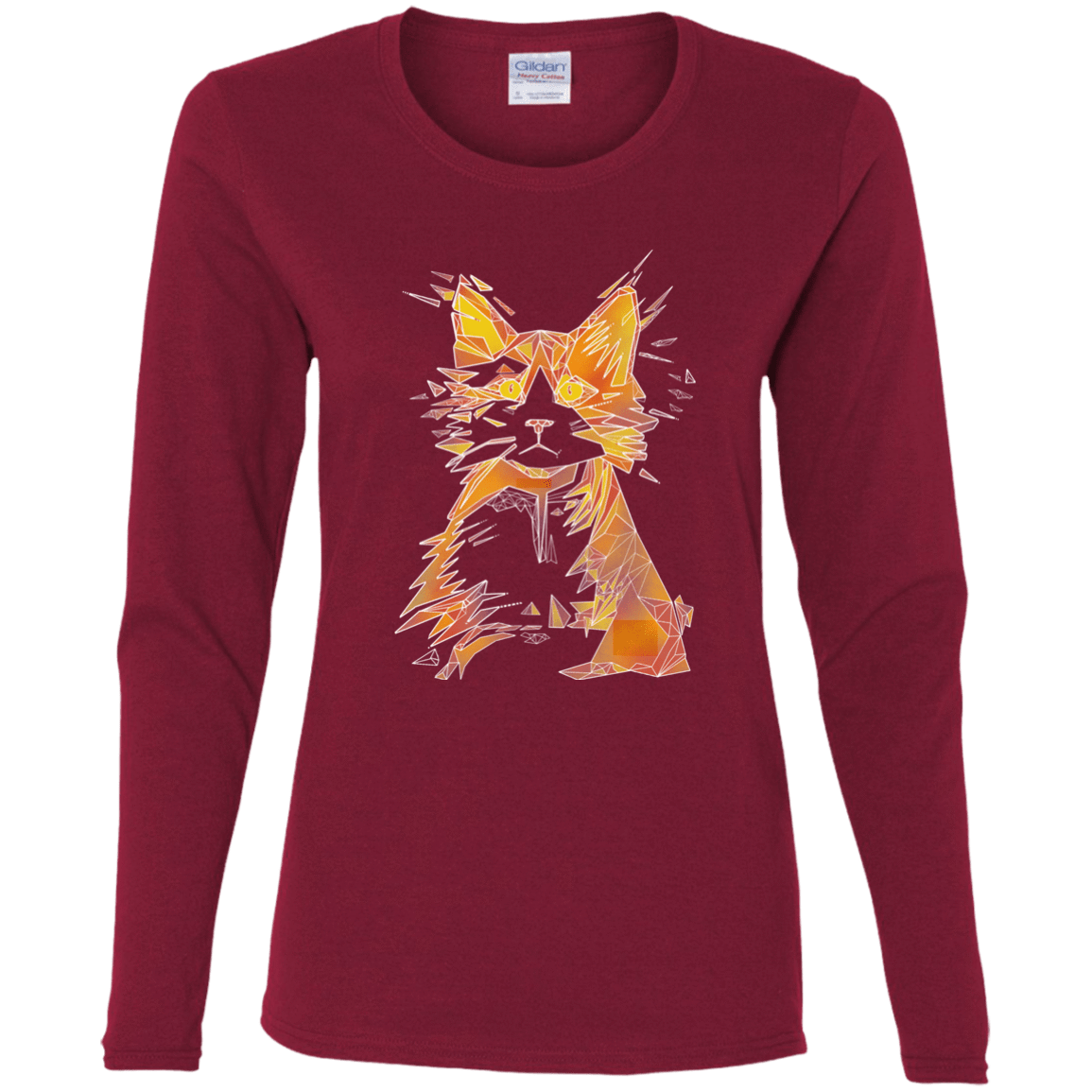 T-Shirts Cardinal / S Scattered Women's Long Sleeve T-Shirt
